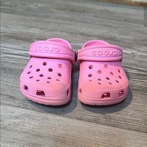CROCS Kids Pink Slip-On Sandals